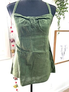 Patagonia Olive Green Women's Shirt - size 12